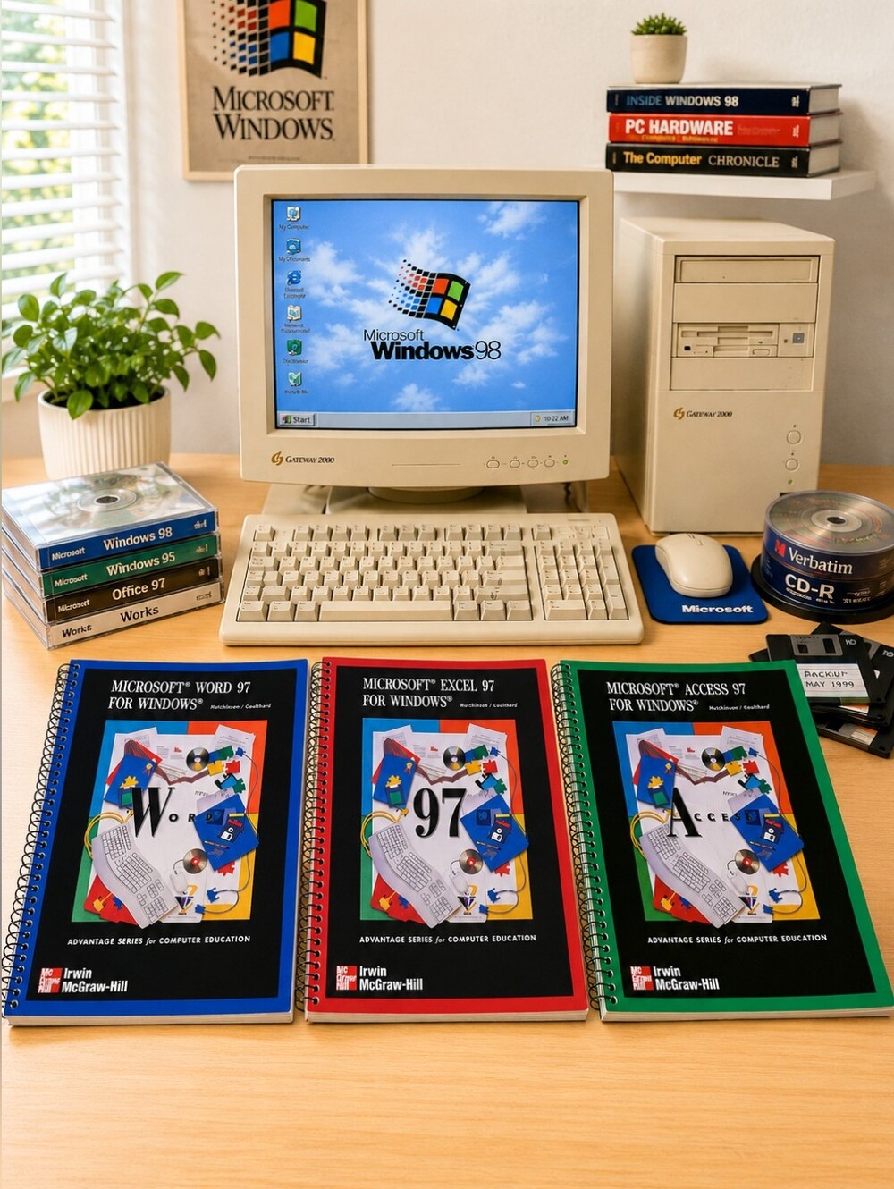 Vintage Microsoft Office 97 Training Manual Set – Word 97, Excel 97 & Access 97